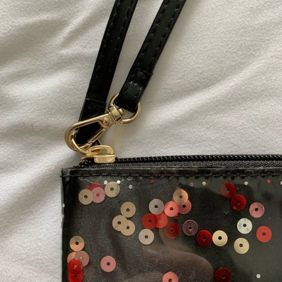 NWOT Victoria’s Secret Wristlet Floating Sequins - Picture 2 of 5